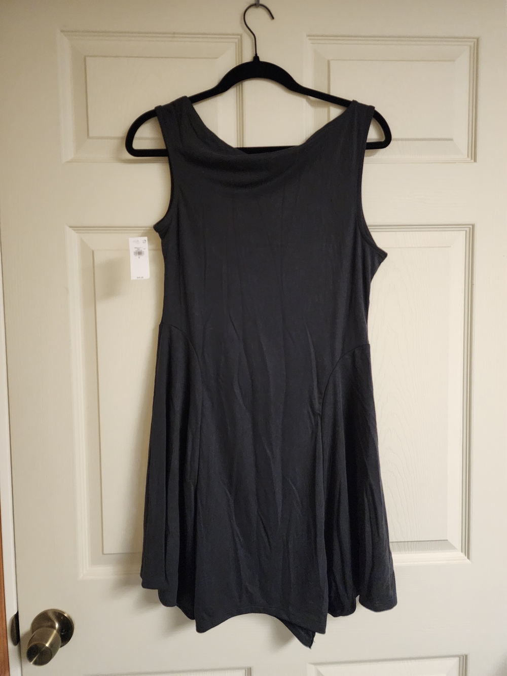 Old Navy Charcoal Gray Sleeveless A-Line Dress - Picture 3 of 3
